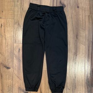 Boys black baseball pants
